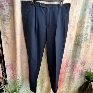 📌 Blue Dress Pants European Tailoring Handmade with High Quality Fabric